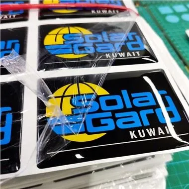 Reçine Doming Sticker